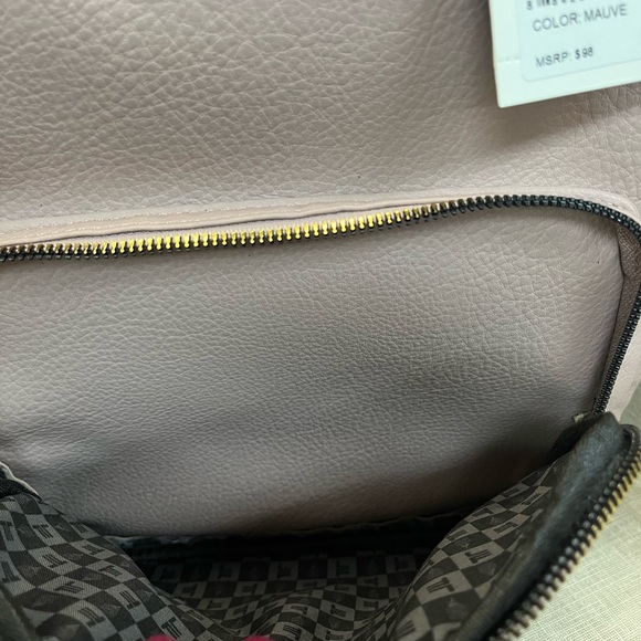 London Fog Dusty Pink Quilted Backpack BNWT - Picture 6 of 11